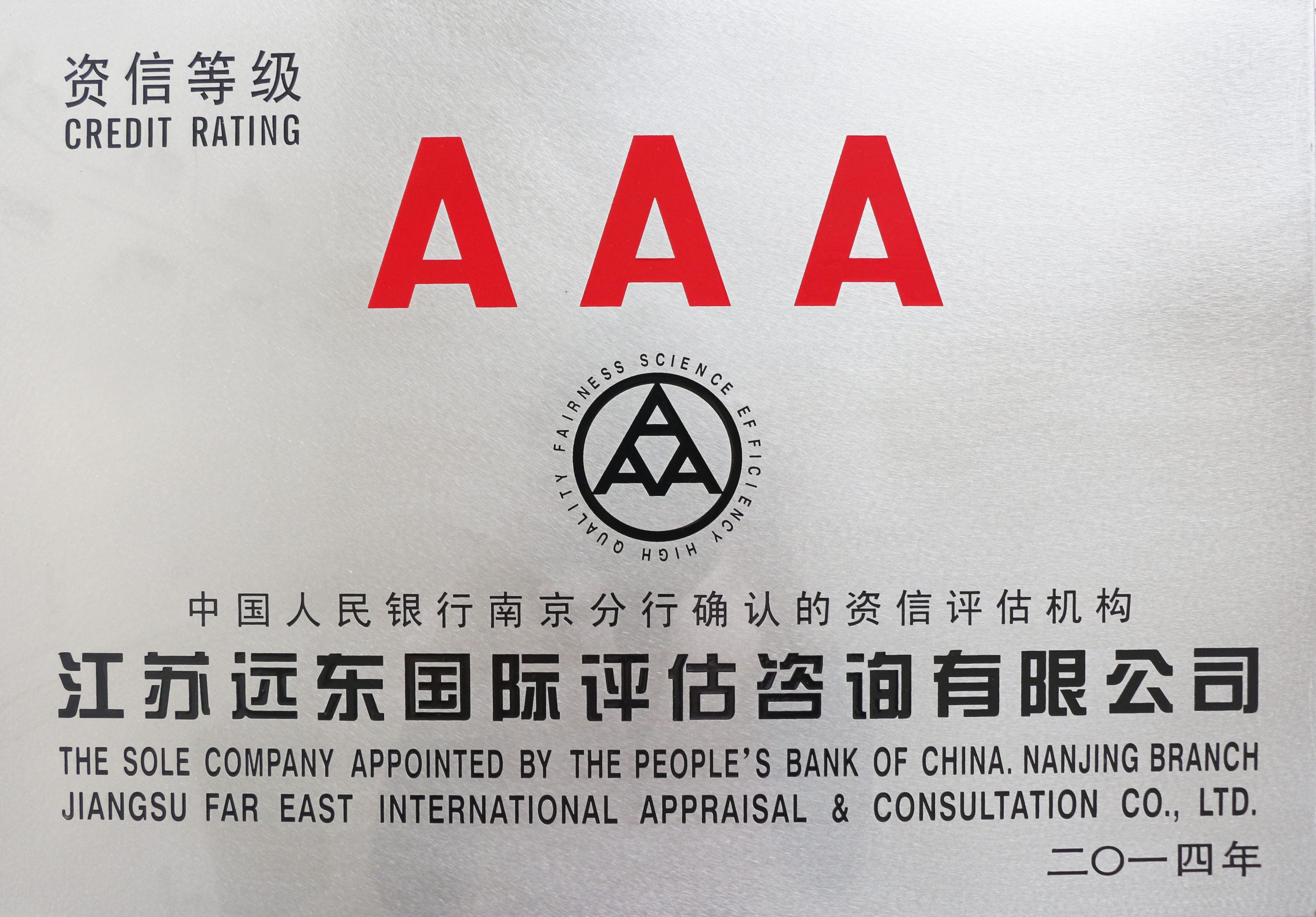 AAA資信等級